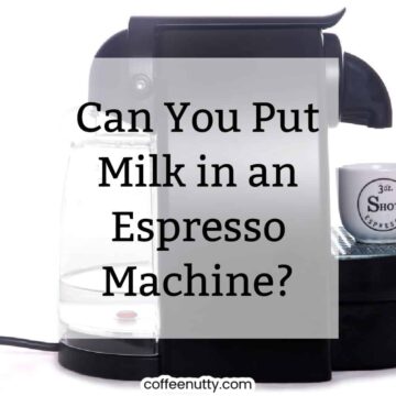 espresso machine with white backdrop