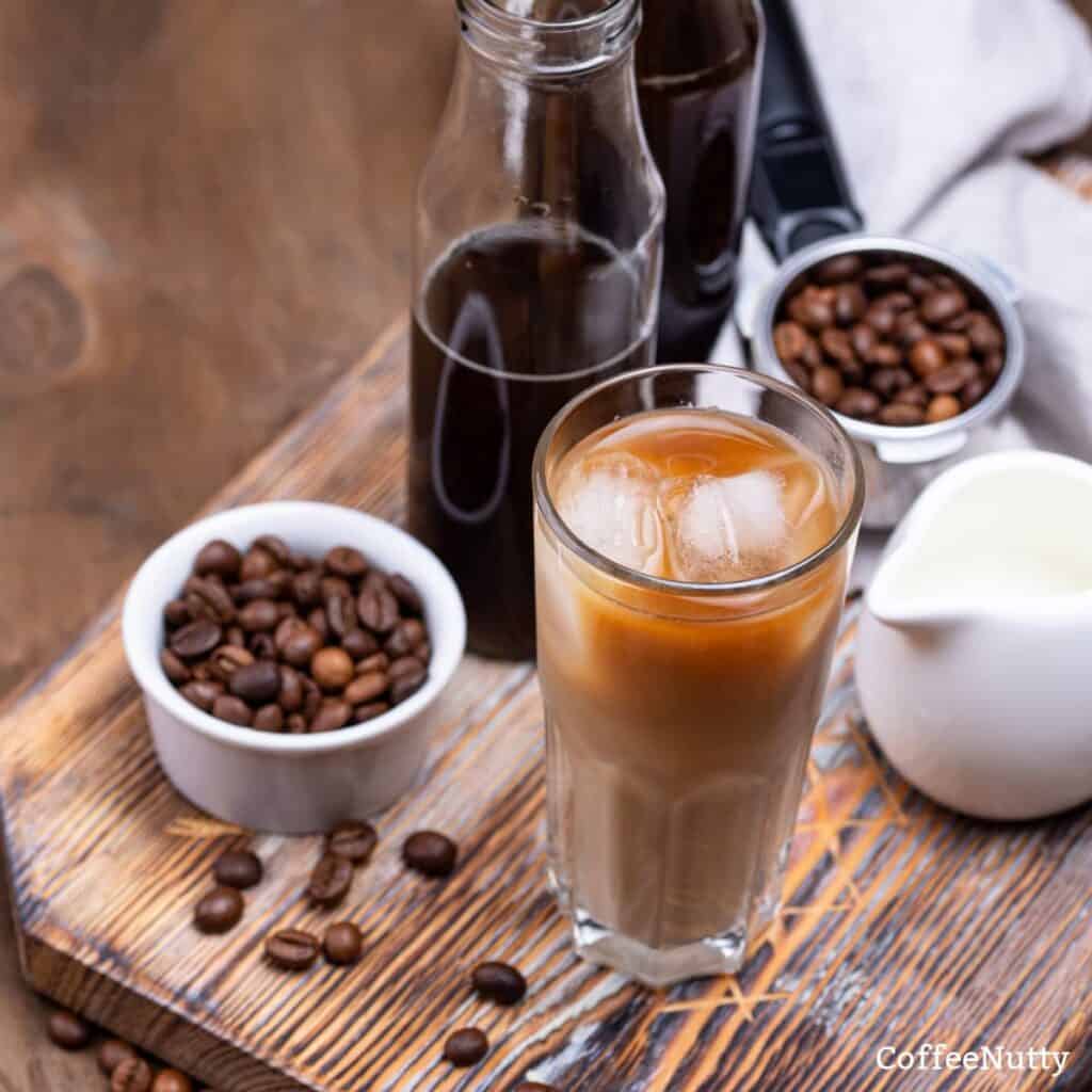 Iced coffee sitting counter-how long does iced coffee last in the fridge?